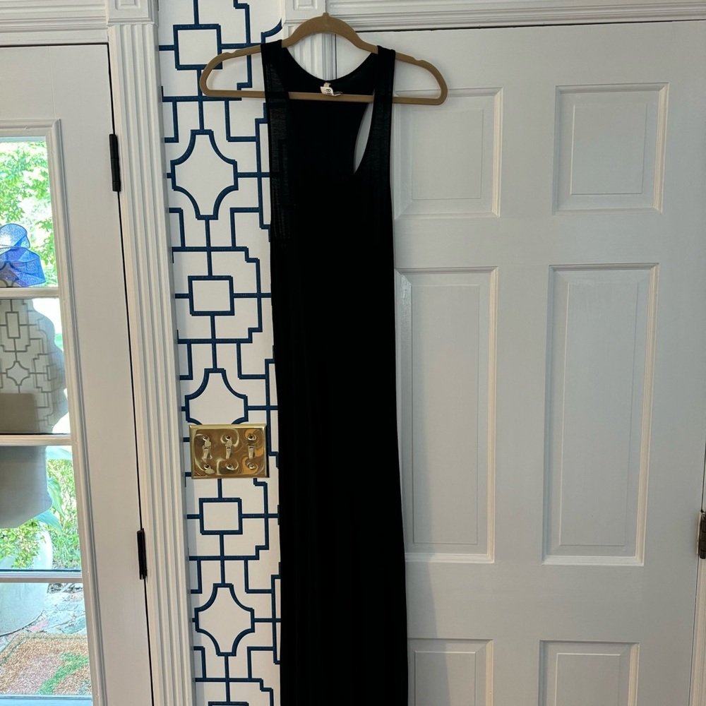 Elan black long dress